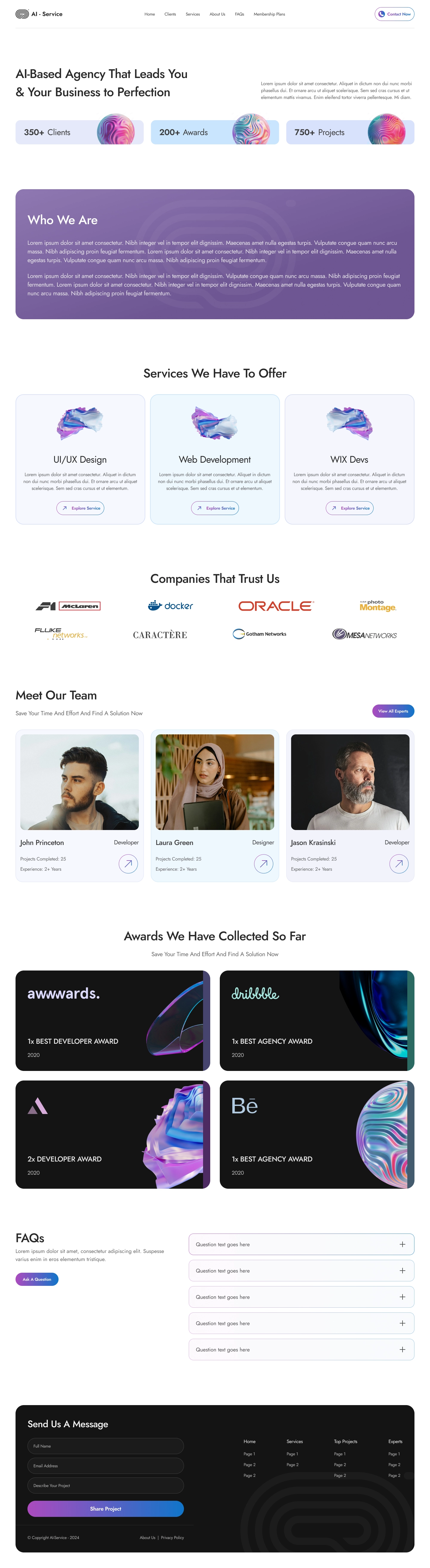 AI Services Website - Complete Design - 5
