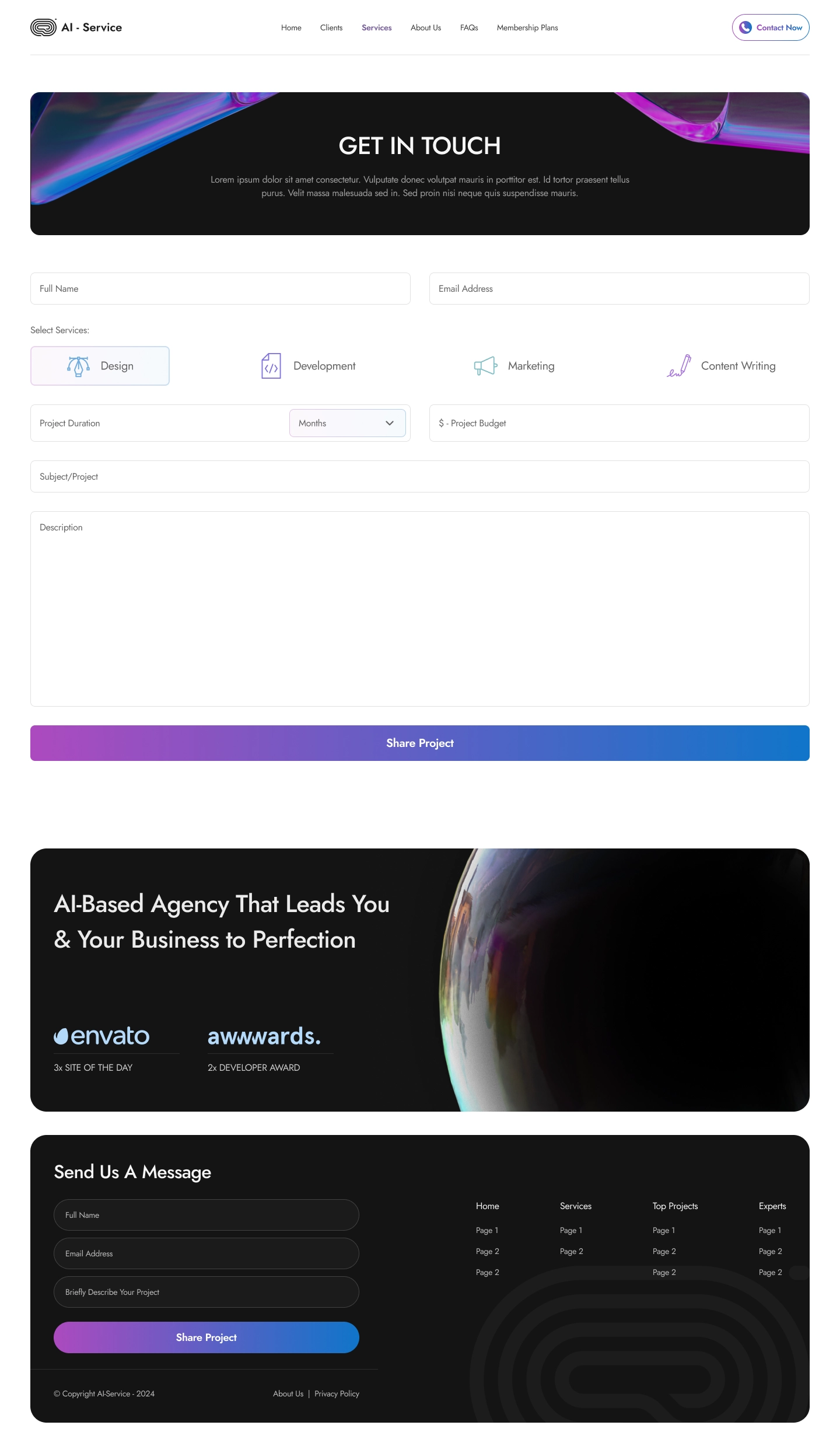 AI Services Website - Complete Design - 7