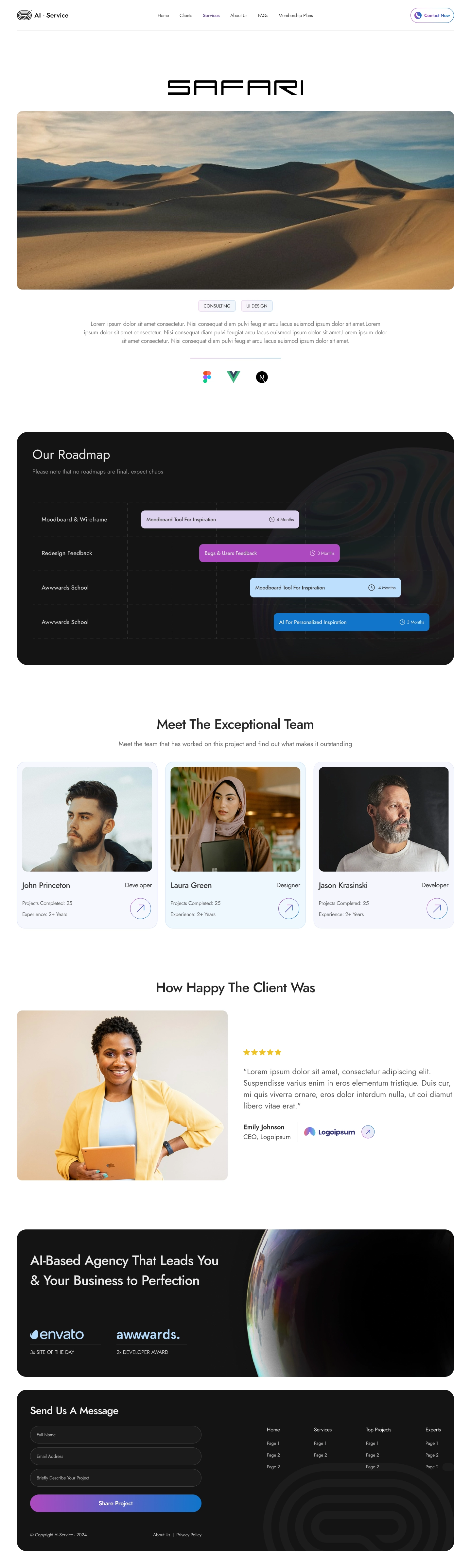 AI Services Website - Complete Design - 4