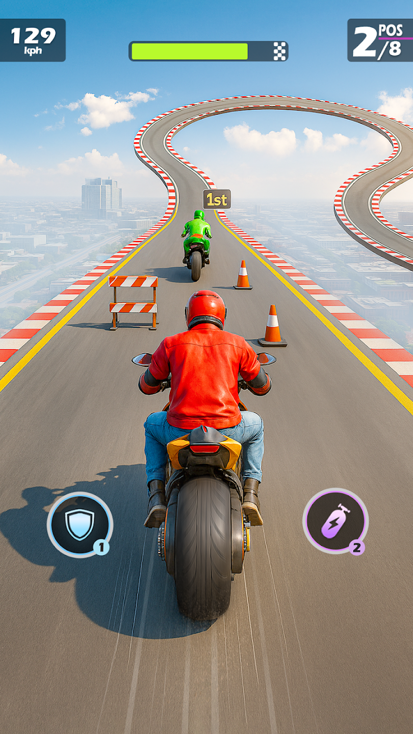 Bike Racing Game - Complete UI Flow - 4