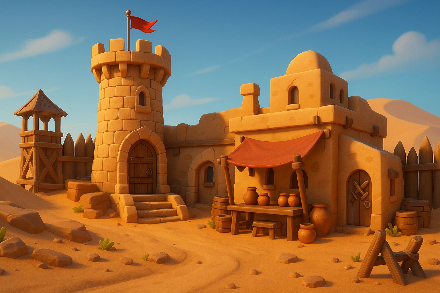 Desert Outpost Fortress