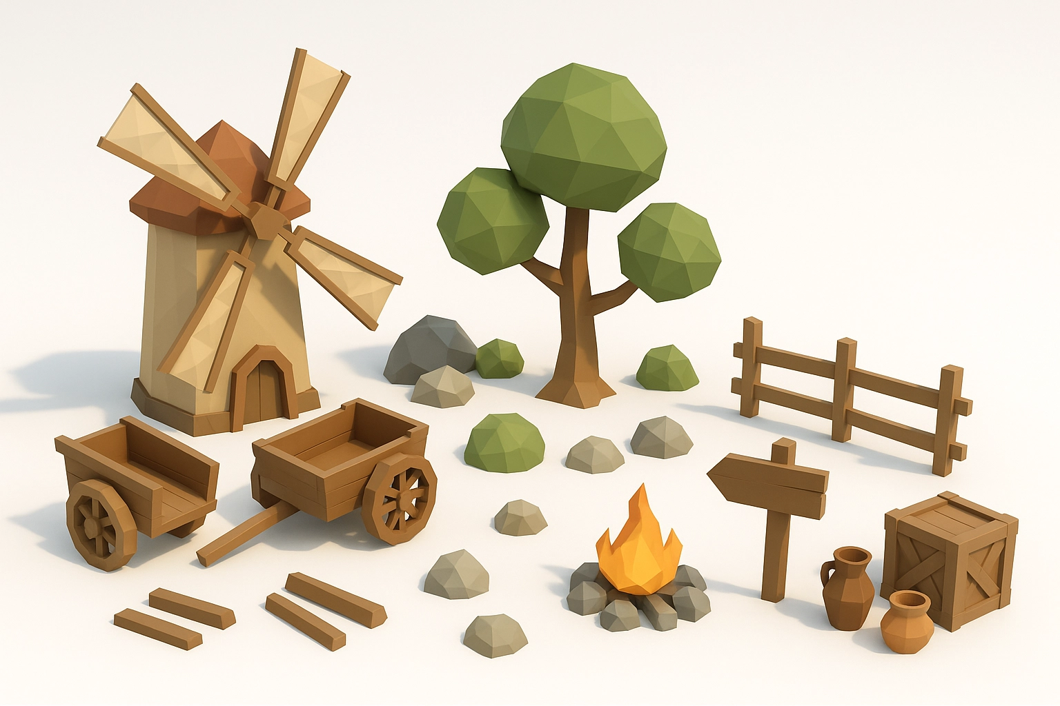 Medieval Props Collection