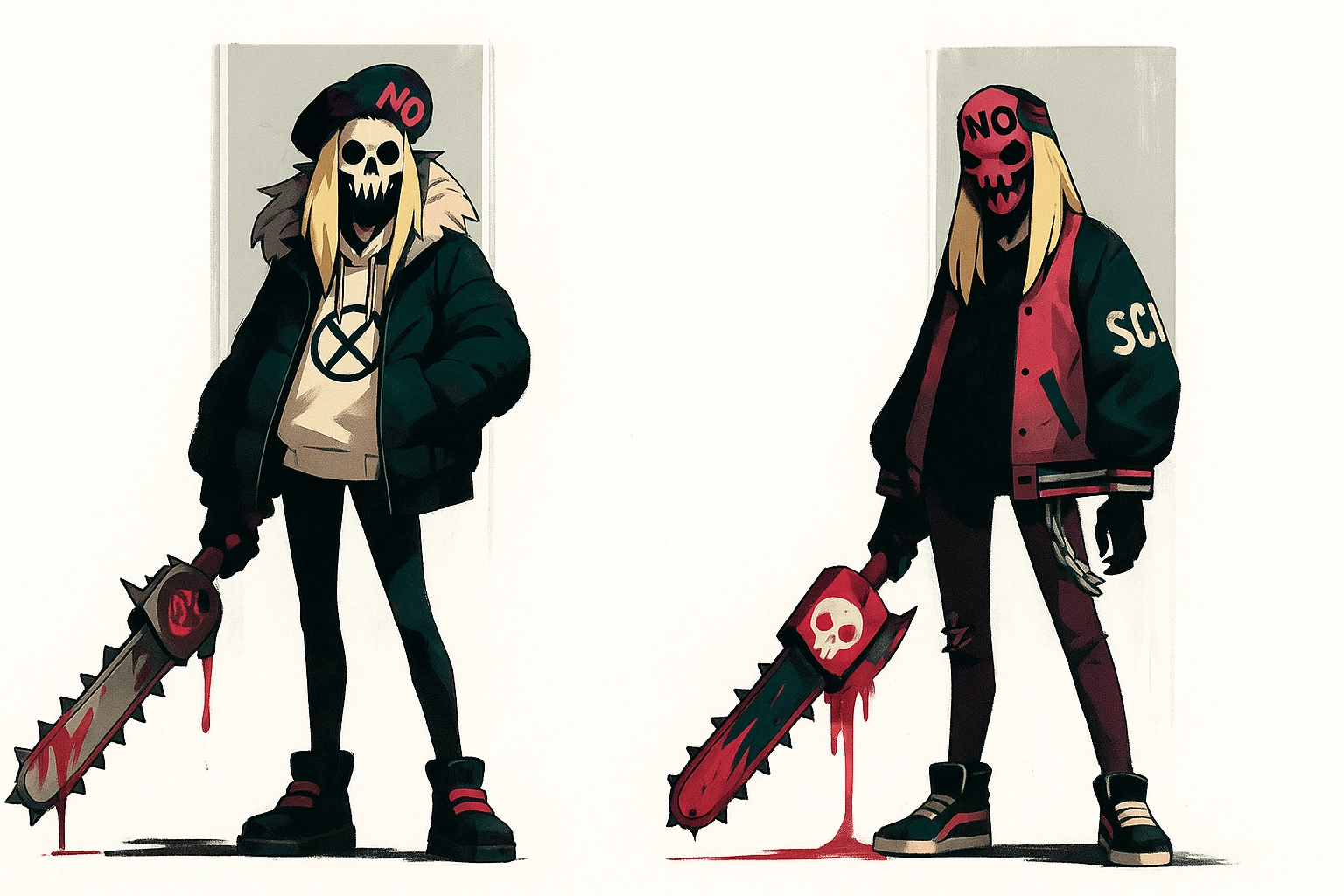 Horror Slasher Twins