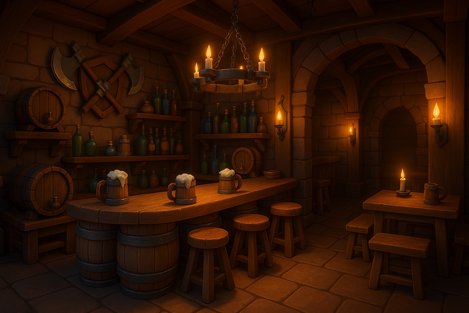 Medieval Tavern Interior